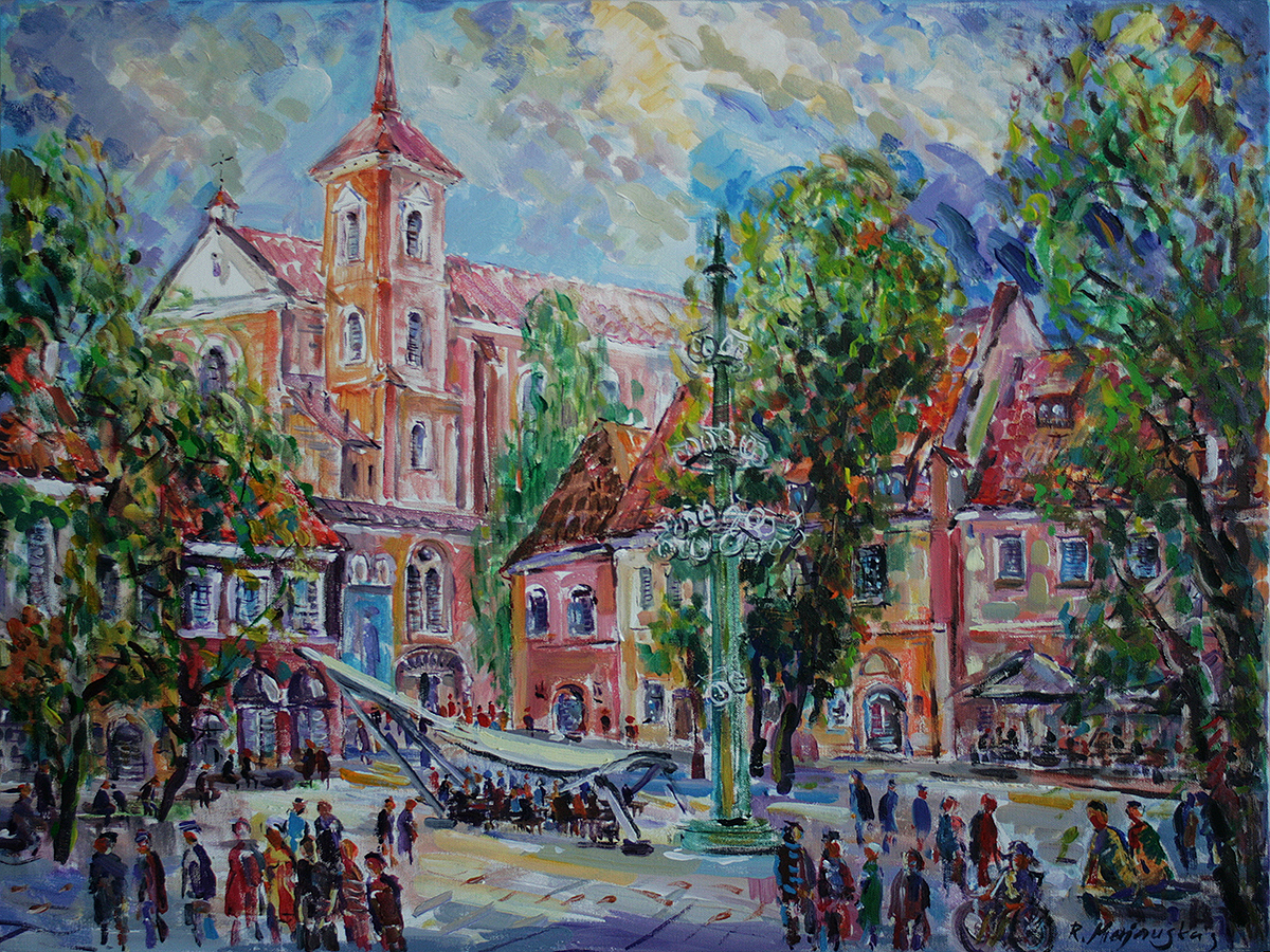 KAUNAS. ROTUŠĖS AIKŠTĖ - RAIMUNDAS MAJAUSKAS