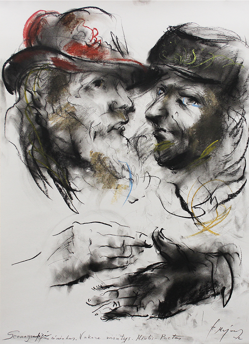 DAILININKAS IR POETAS. SCENOGRAFIJA - RAIMUNDAS MAJAUSKAS
