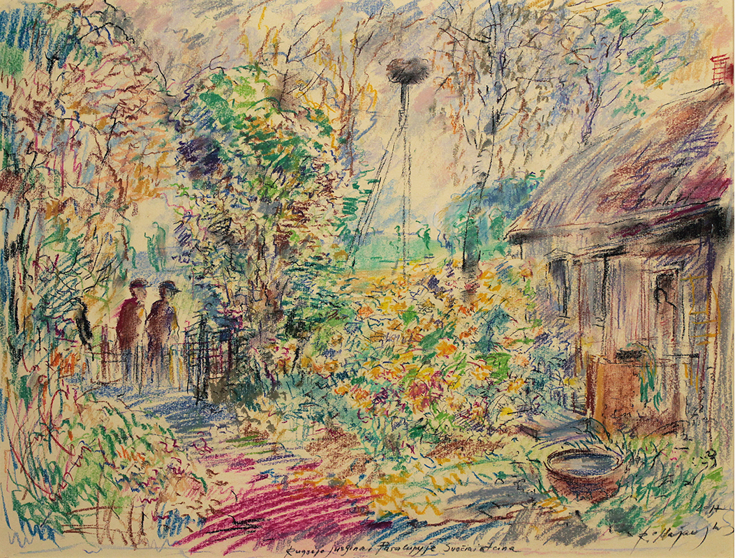 RUGSĖJO JURGINAI PASALUPYJE. SVEČIAI ATĖJO