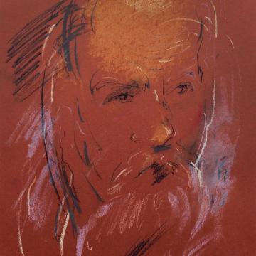 ALBERTO PORTRETAS (škicas) - RAIMUNDAS MAJAUSKAS