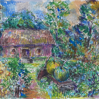 SENOJI PASALUPIO KLĖTIS. MOLIŪGAI UŽAUGO