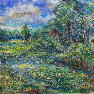 ŽALIA DIENA PRIE TVENKINIO. ŽEMAITIJA