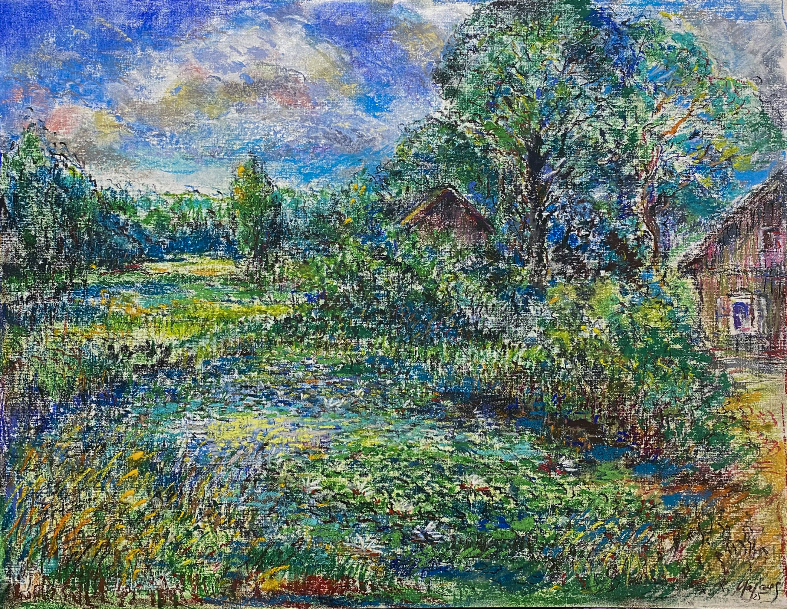 ŽALIA DIENA PRIE TVENKINIO. ŽEMAITIJA